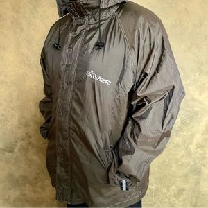 Silver Jeans Vintage 90s Y2K Packable Convertible Jacket bag L